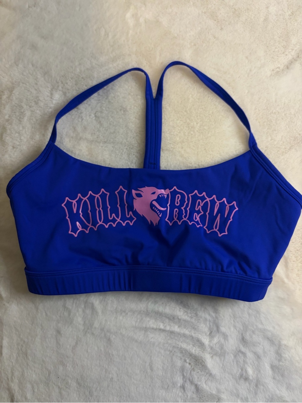 Kill Crew x Alex Eubank Parada Sports Bra Blue Pink Size S